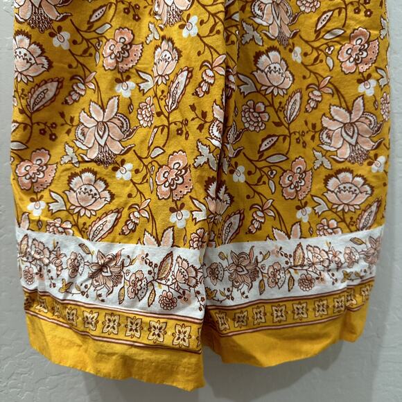 Janie and Jack Golden Floral Paisley Summer Romper - Picture 4 of 10